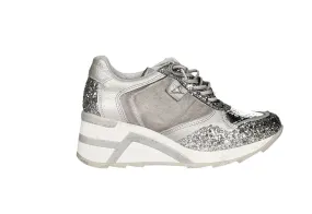 Blucher Glitter/piel/nilon /lentejuelas Gris Cu#a