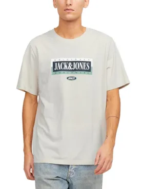 Camiseta Jack&Jones Cobin beige manga corta para hombre