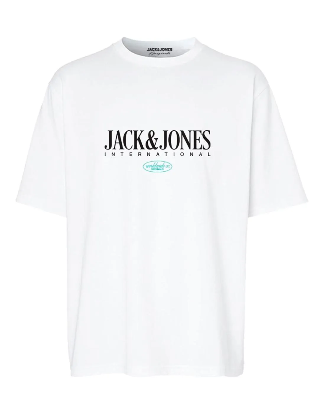 Camiseta Jack&Jones Lucca blanco manga corta para hombre