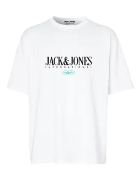 Camiseta Jack&Jones Lucca blanco manga corta para hombre