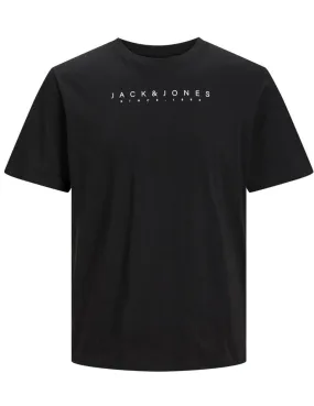 Camiseta Jack&Jones Setra negro manga corta para hombre