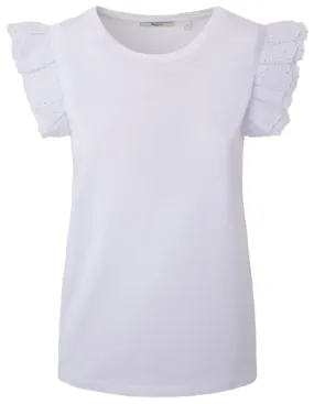 CAMISETA MANGA VOLANTES FIT REGULAR MUJER PEPE JEANS