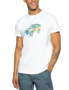 Camiseta Scotta Ranger blanca manga corta para hombre