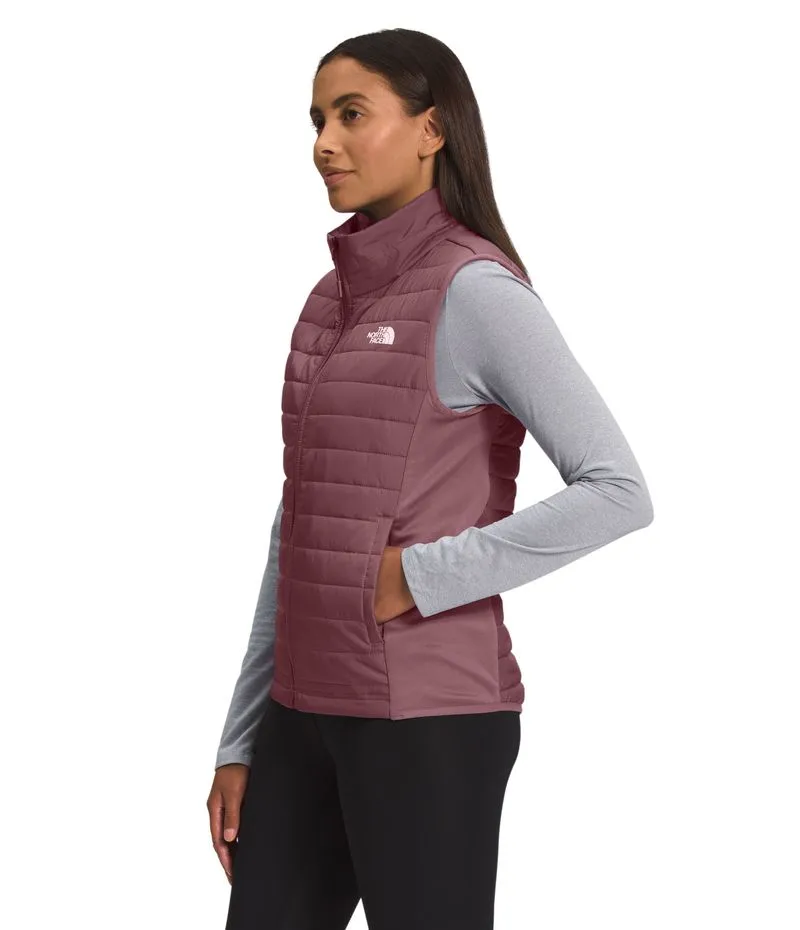 Chaleco Canyonlands Hybrid Vest Vinotinto Mujer The North Face