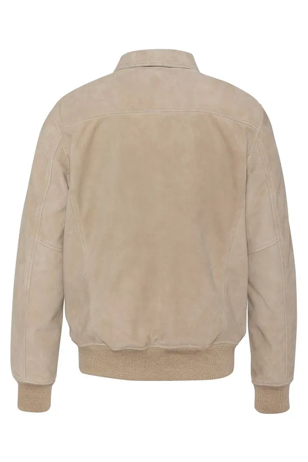 Chaqueta Hombre Schott Lcaviators Beige