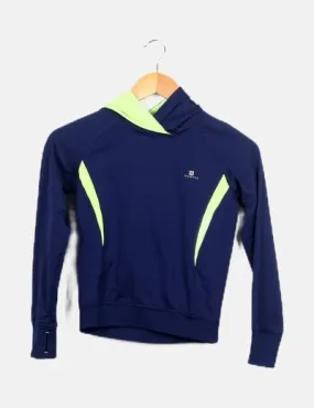 Decathlon Sudadera azul básica