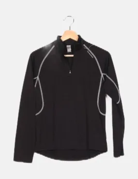 Decathlon Sudadera negra deportiva