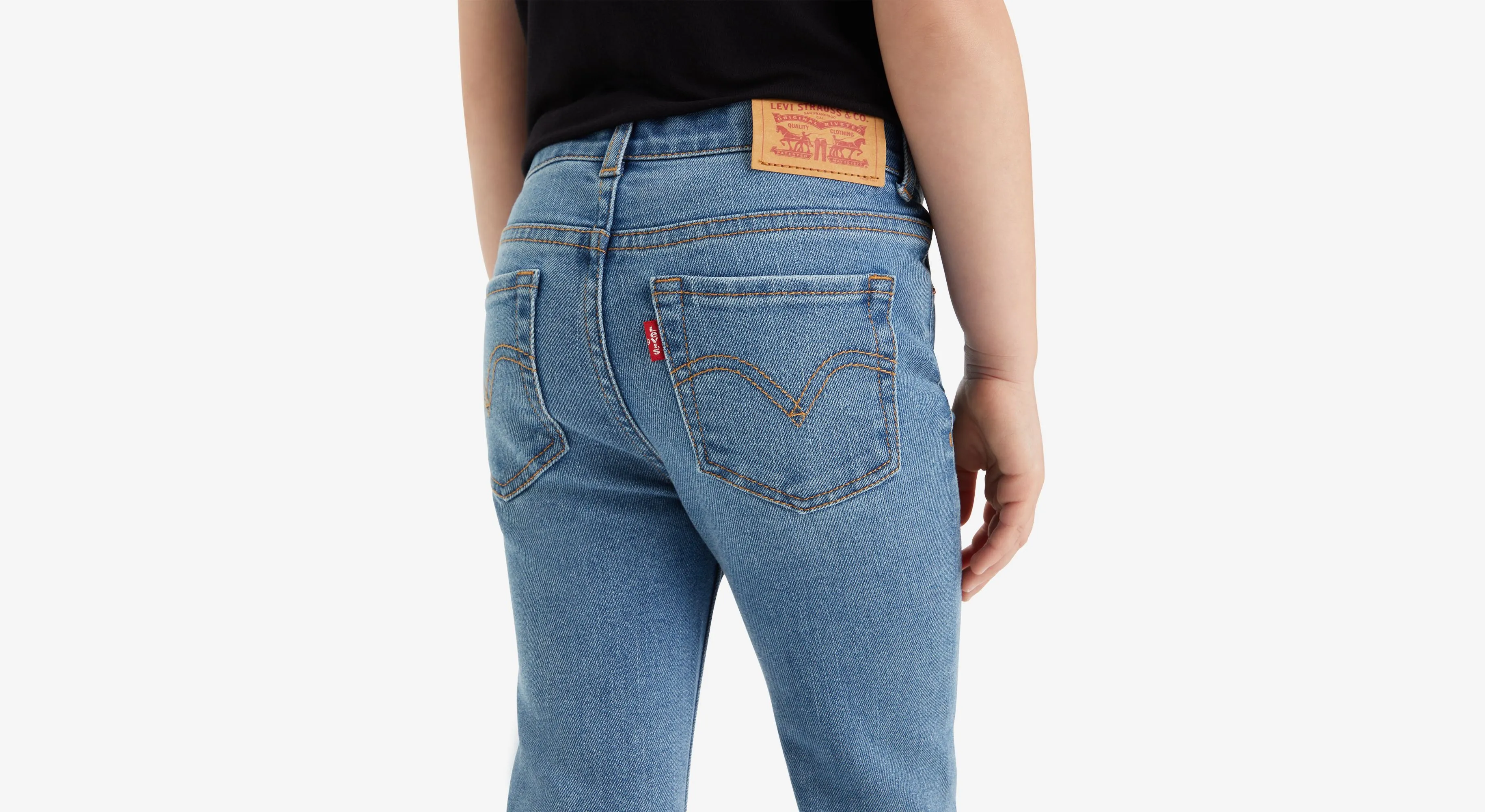 Jeans Infantiles Acampanados De Tiro Alto 726™