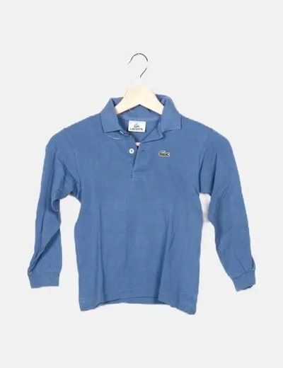 Lacoste Polo azul marino manga larga