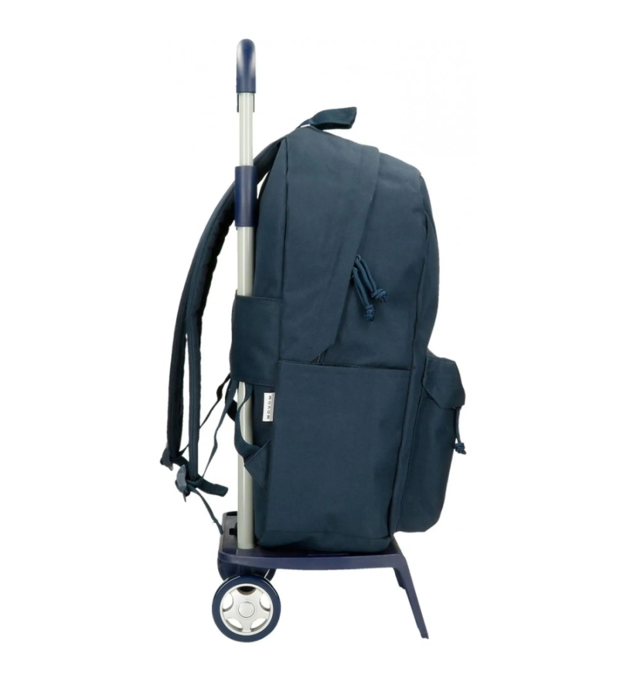 Mochila escolar Movom Always on the move 44 cm marino con carro