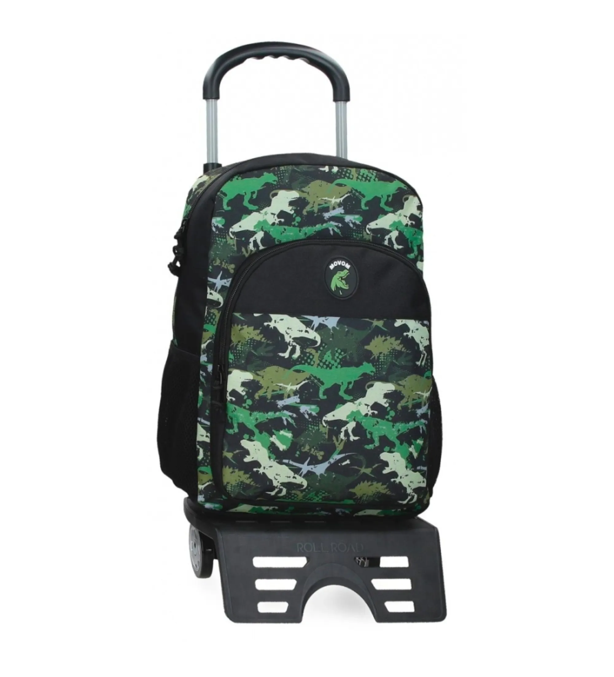 Mochila Movom  Raptors 40 cm con carro negro