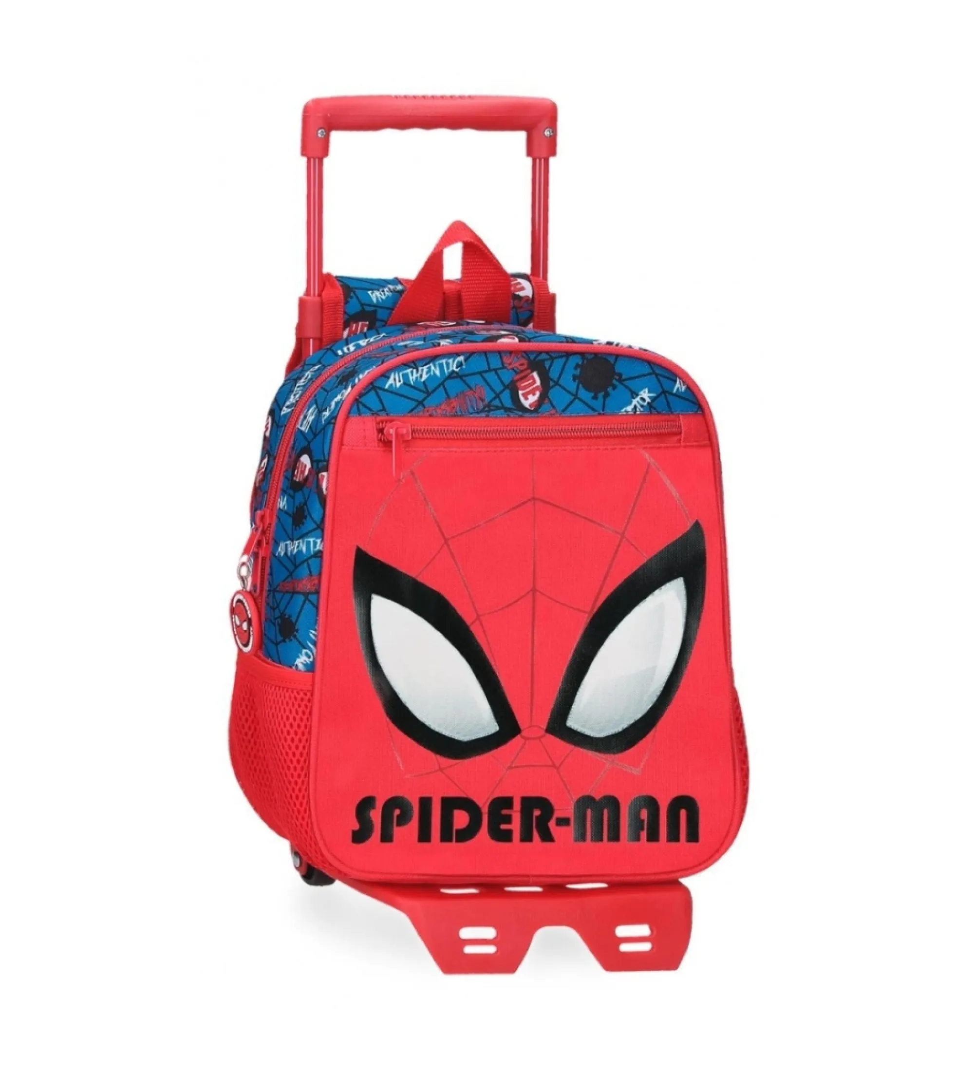 Mochila preescolar Spiderman Authentic con carro rojo