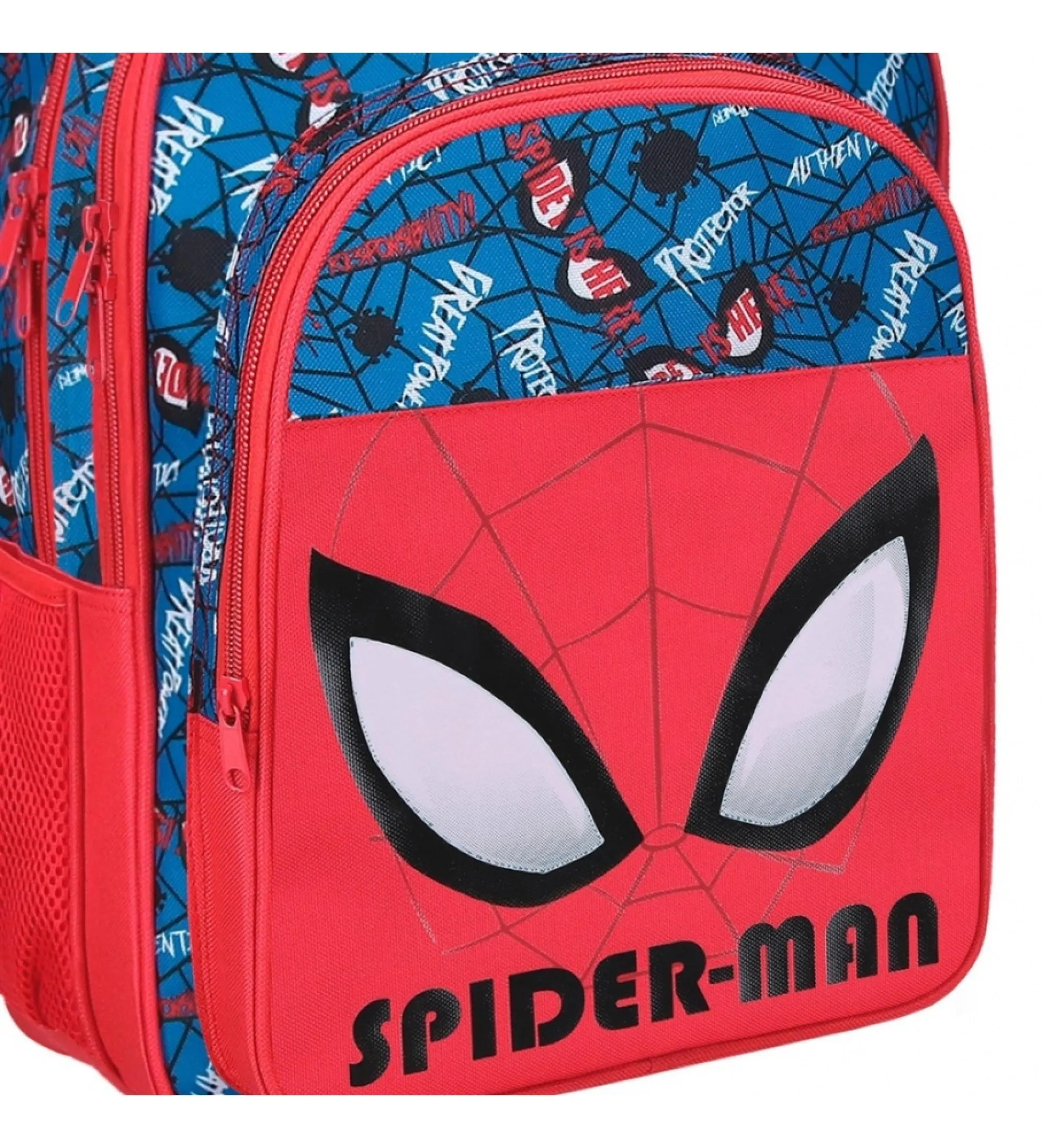 Mochila preescolar Spiderman Authentic con carro rojo