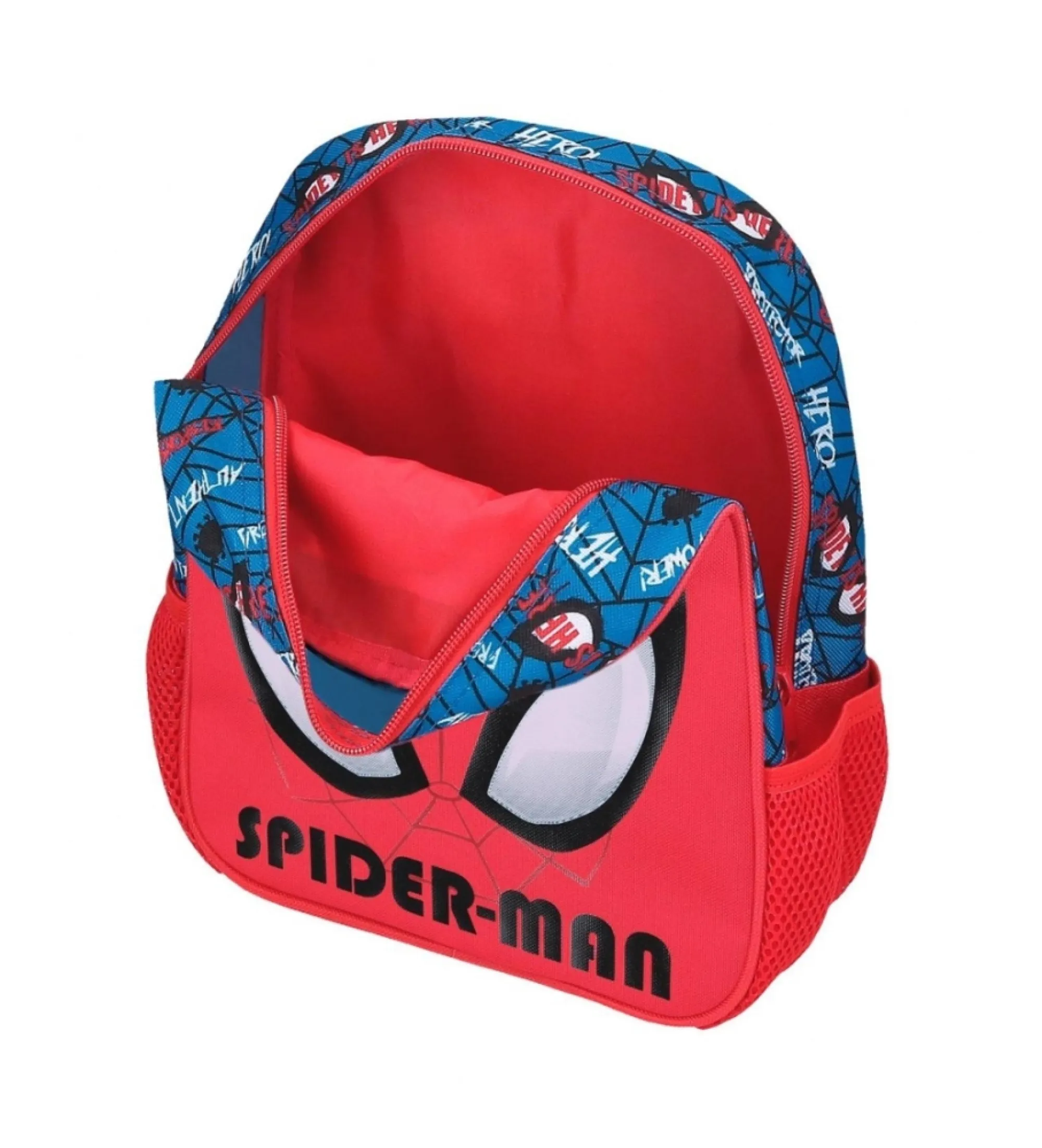 Mochila preescolar Spiderman Authentic con carro rojo