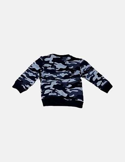 Name it Sudadera azul camuflaje