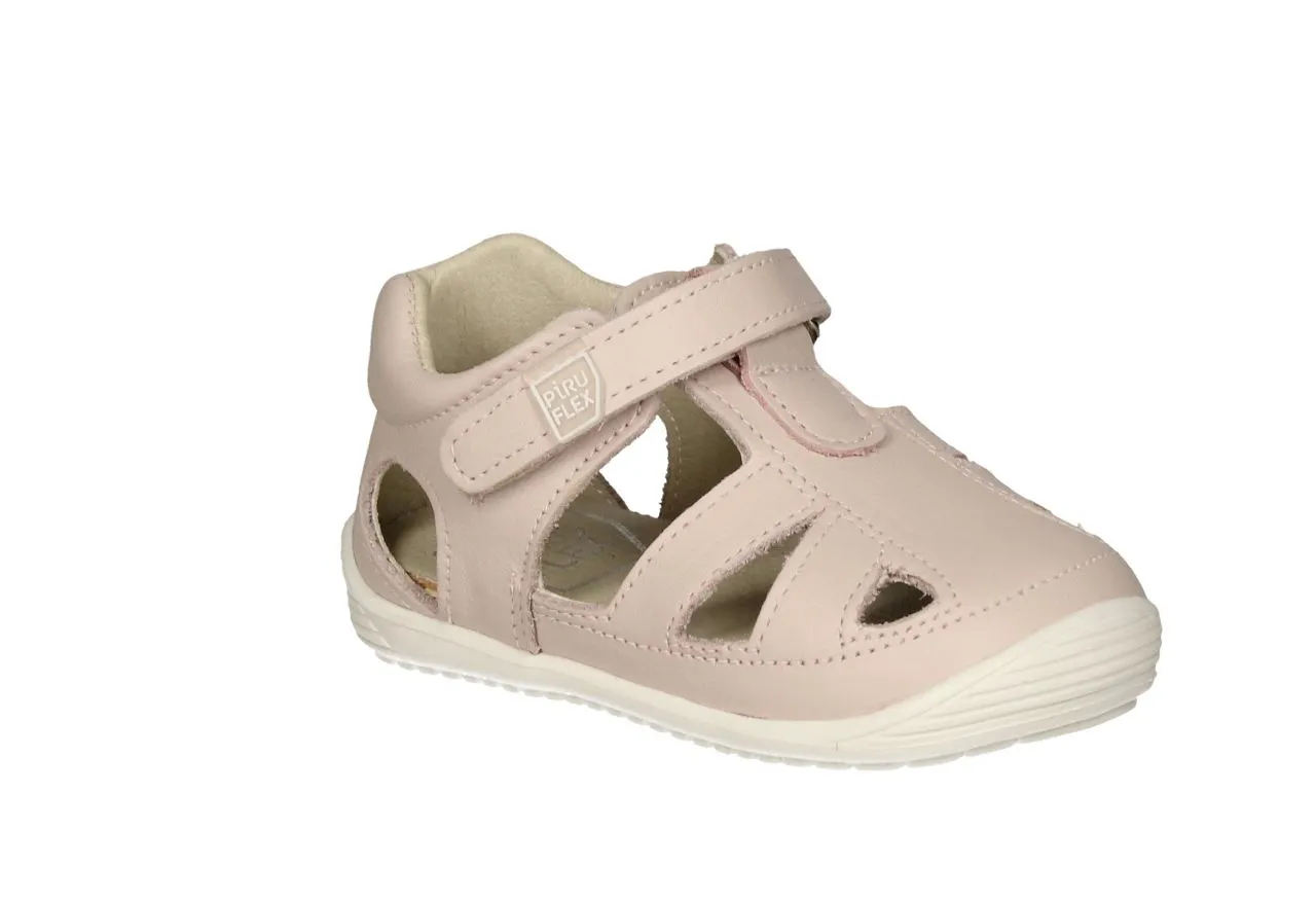 Pepito Velcro Piel Rosa Piso Blanco