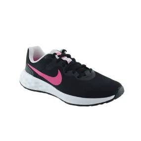 Zapatillas Nike Revolution 6 ittle Negro-Rosa c