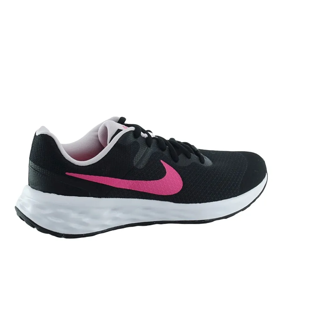 Zapatillas Nike Revolution 6 ittle Negro-Rosa c