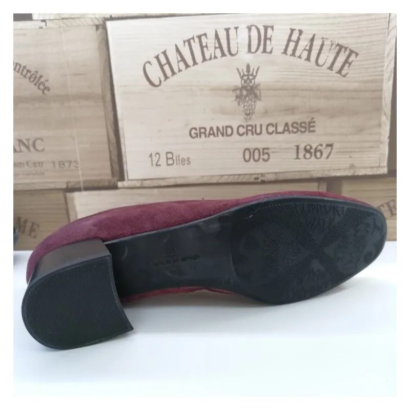 Zapato De Piel Terral Burdeos DESIREÉ 82270