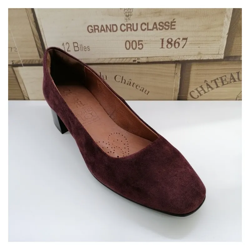 Zapato De Piel Terral Burdeos DESIREÉ 82270