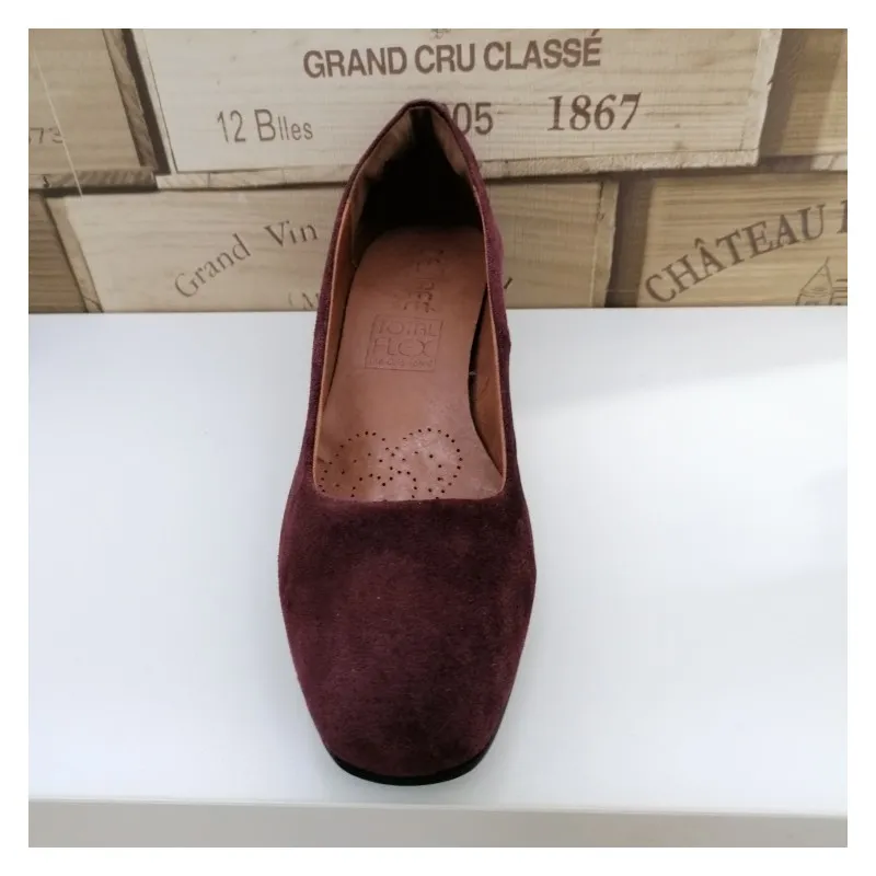 Zapato De Piel Terral Burdeos DESIREÉ 82270