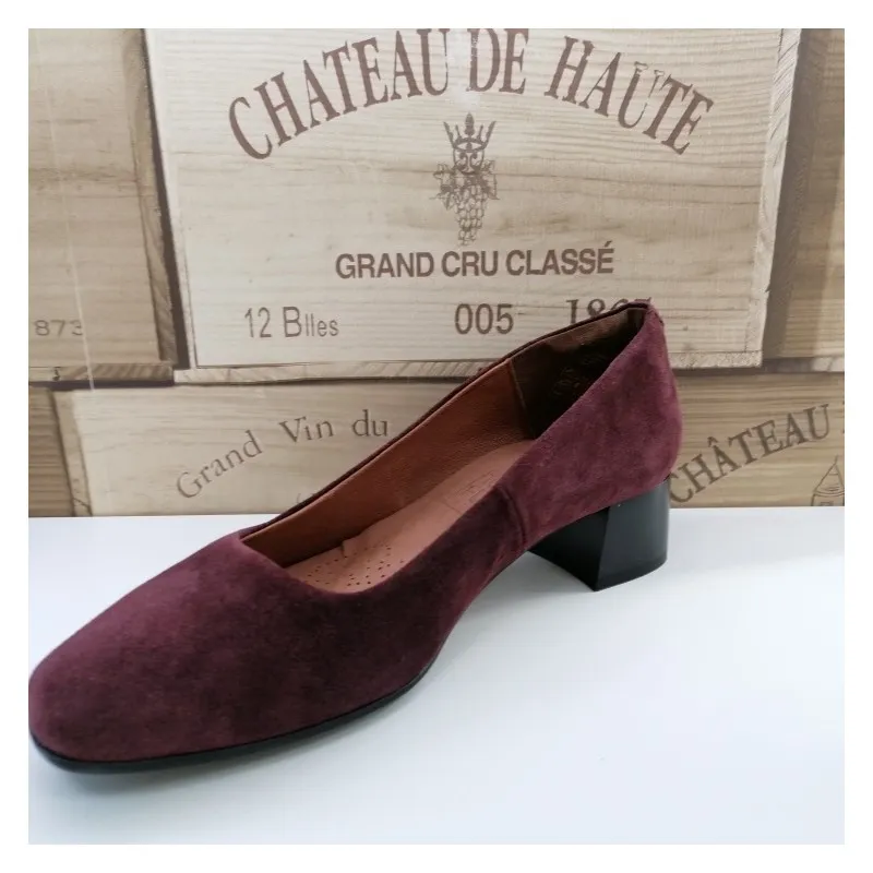 Zapato De Piel Terral Burdeos DESIREÉ 82270